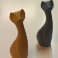 Gattino in ceramica